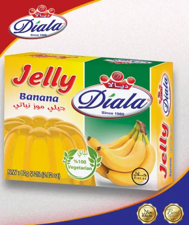 جيلي موز نباتي