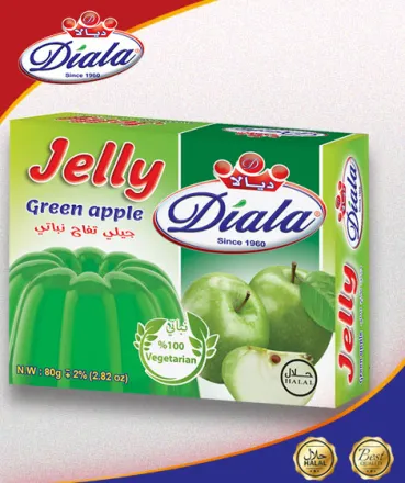 جيلي تفاح أخضر نباتي