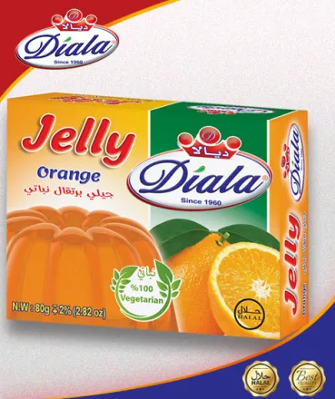 جيلي برتقال نباتي